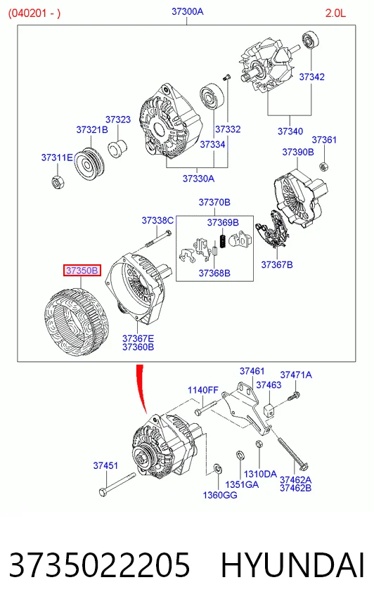 3735022205 Hyundai/Kia