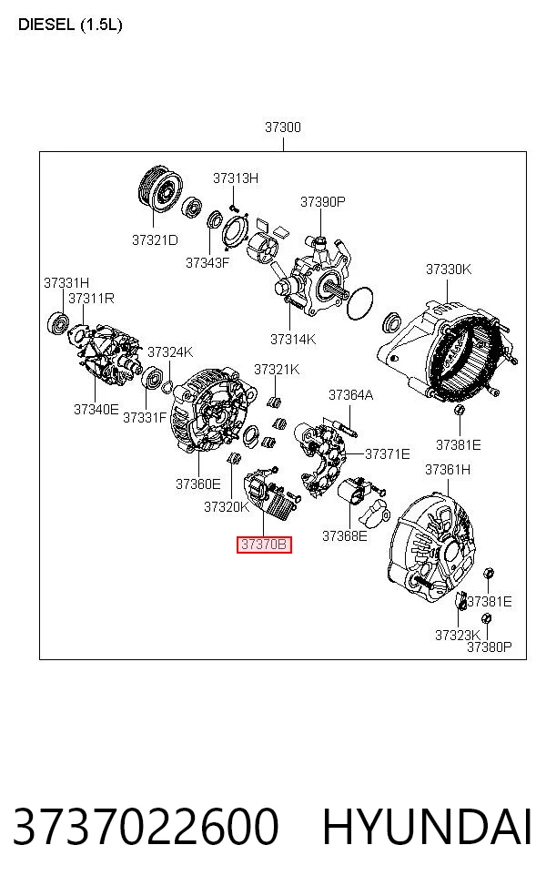 6677489 Bobcat Regulador alternador