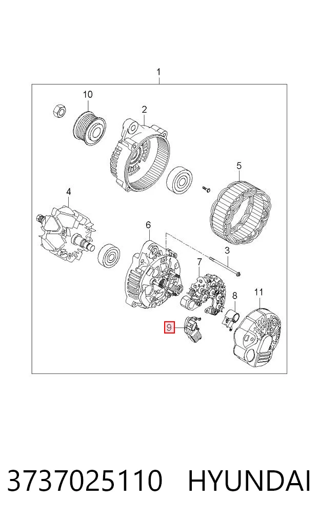 3737025110 Hyundai/Kia
