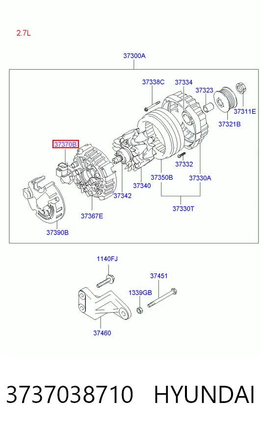 3737038710 Hyundai/Kia