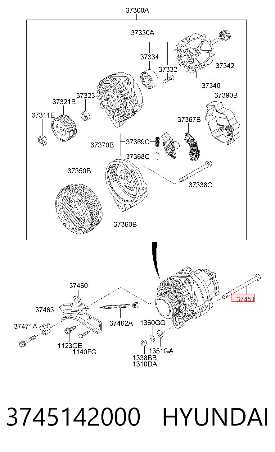 3745142000 Hyundai/Kia 