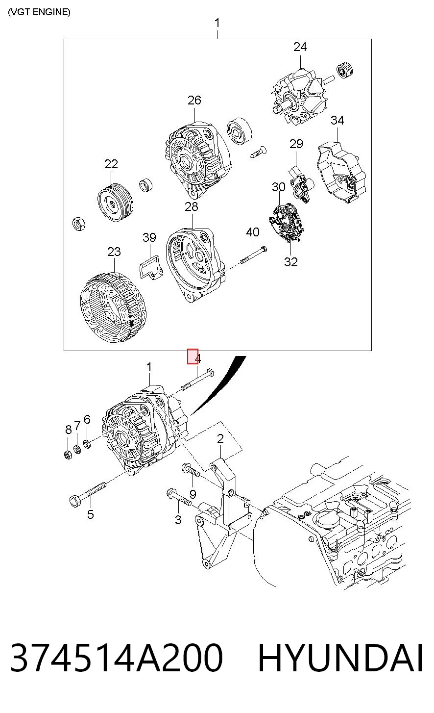 374514A200 Hyundai/Kia 
