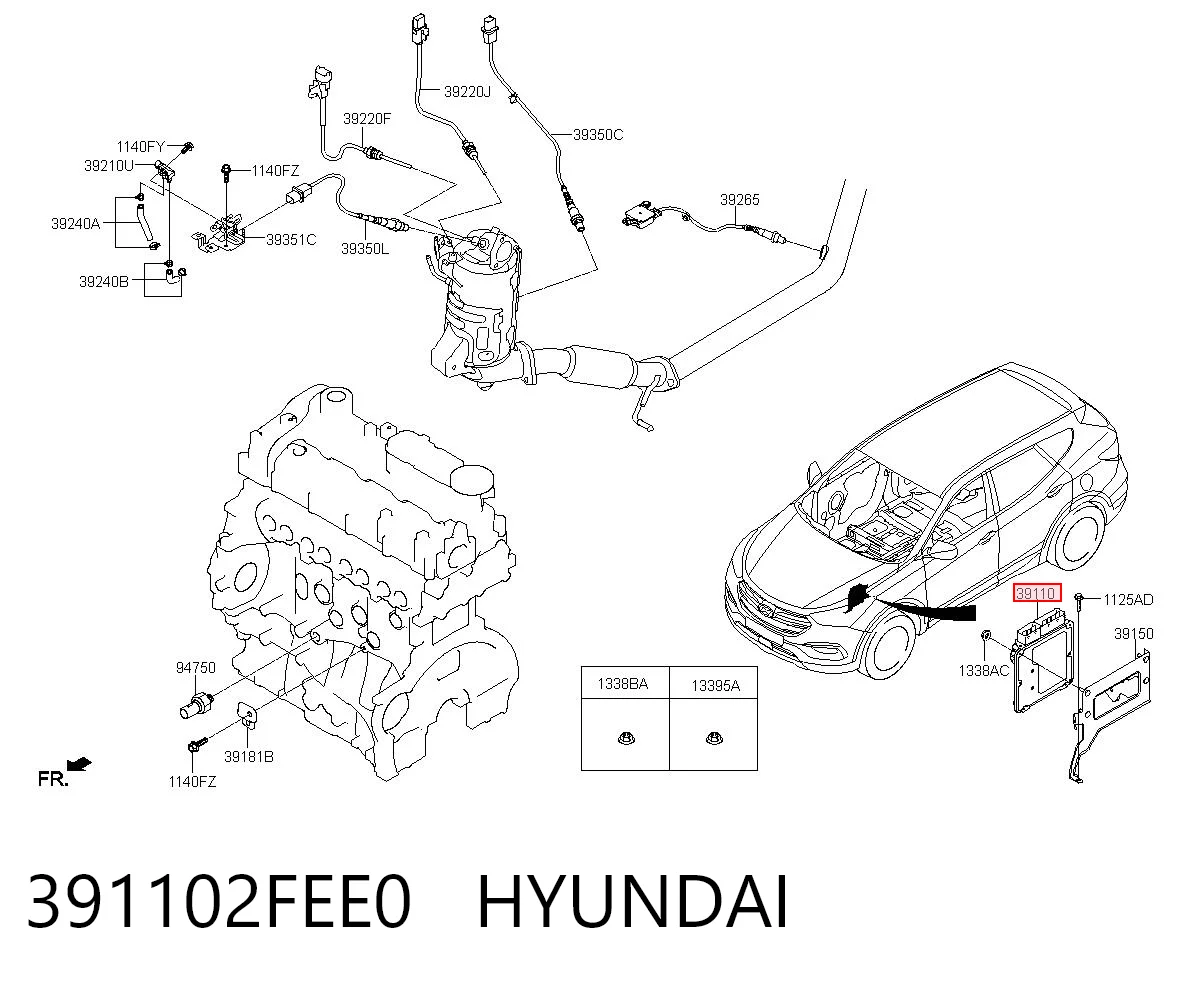 Comprar Unidad de control del motor (ECU) Hyundai Santa Fe III DM a bajo precio