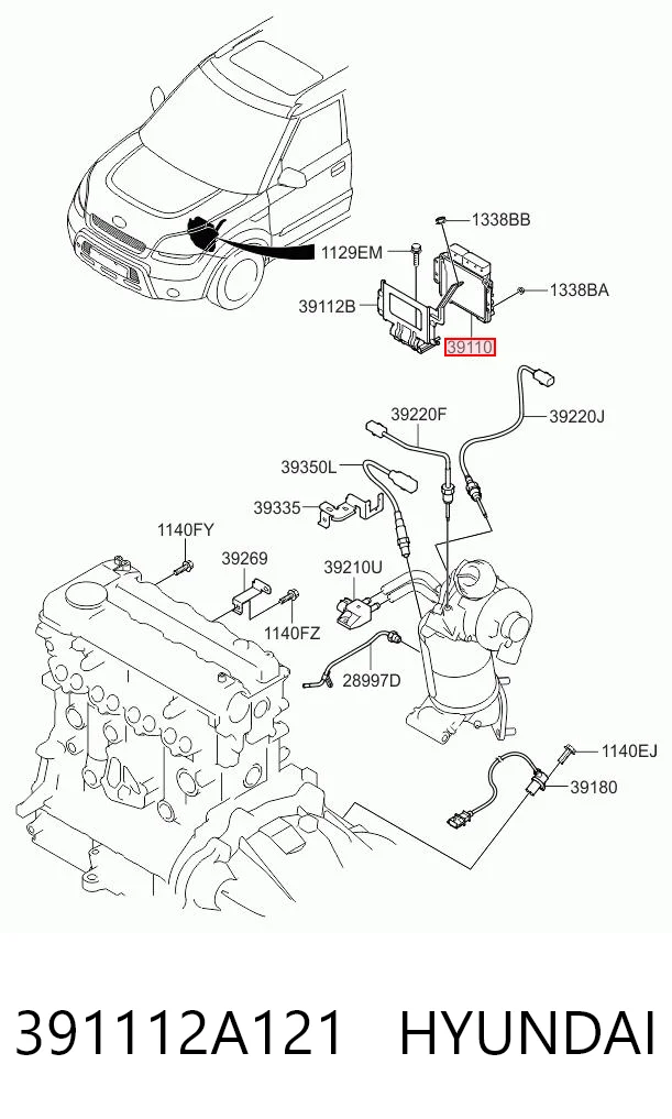 Centralina Del Motor para KIA Soul I AM