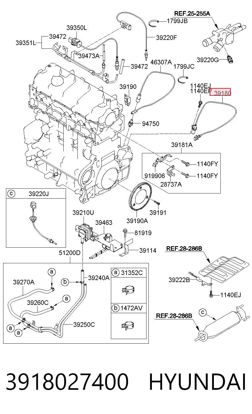 Sensor ckp para KIA Carens  (FG)