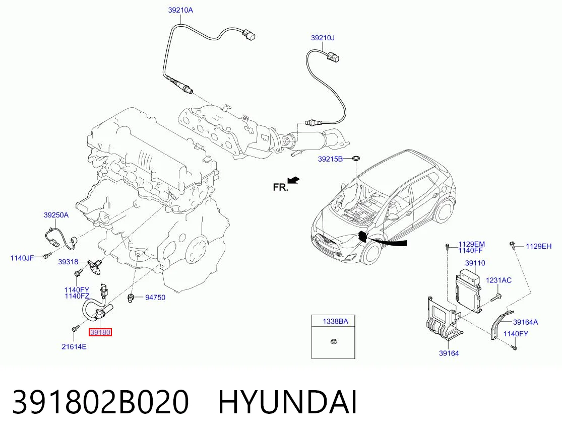 Generador de impulsos, cigüeñal  Hyundai Tucson III desde 25,53 €