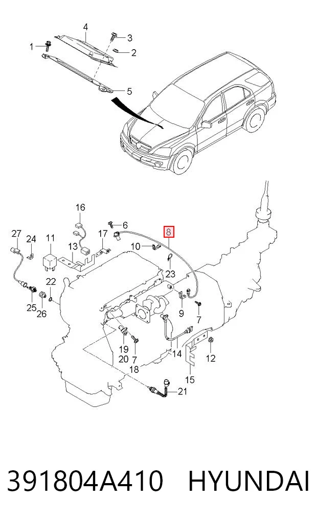Sensor ckp KIA Sorento  (JC)
