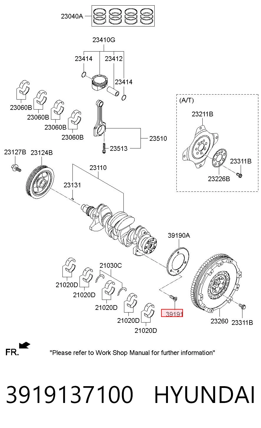 3919137100 Hyundai/Kia