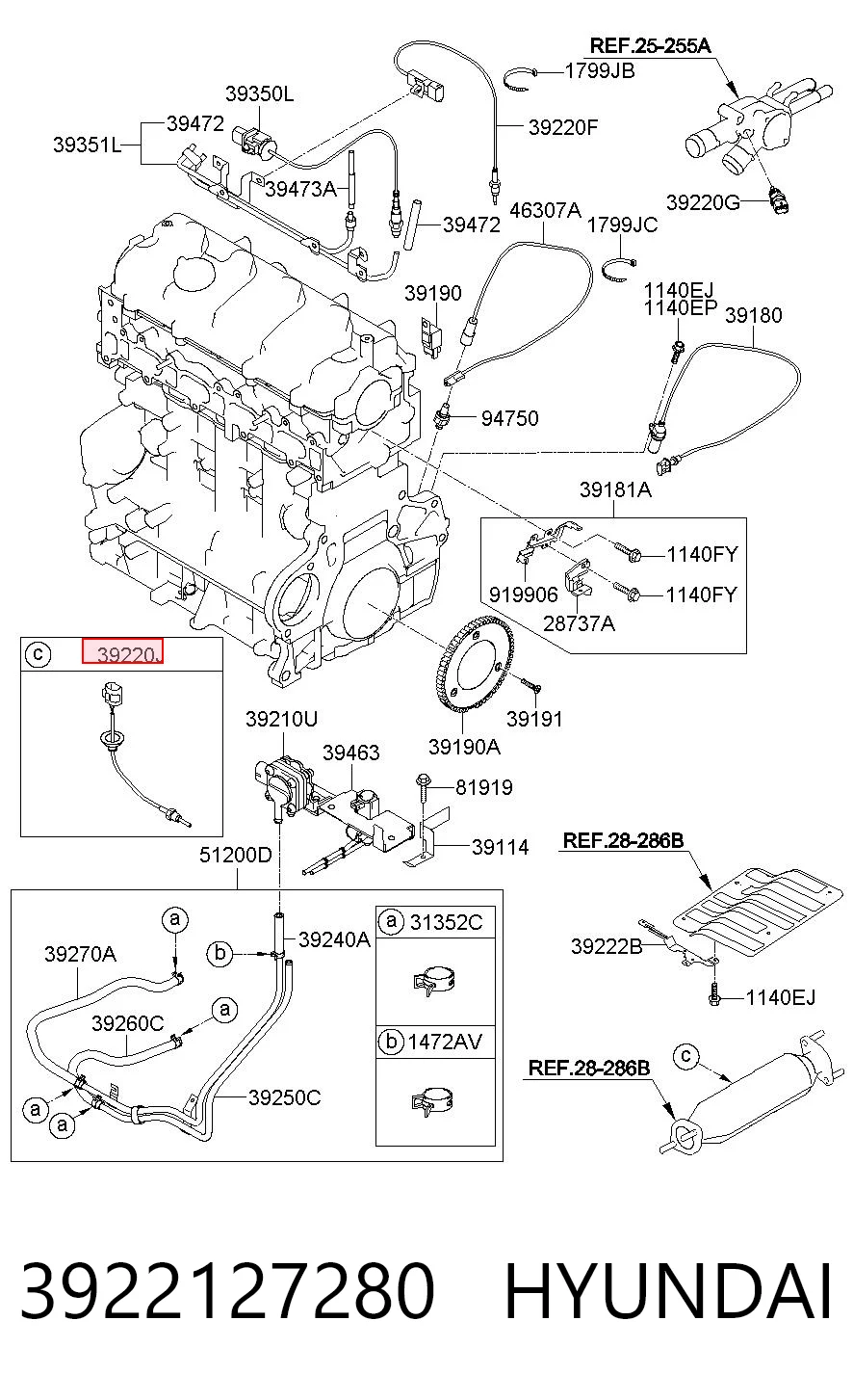 3922127280 Hyundai/Kia