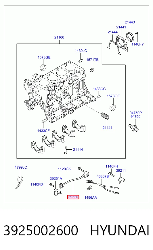 Comprar Sensor de detonación Hyundai Atos  MX a bajo precio