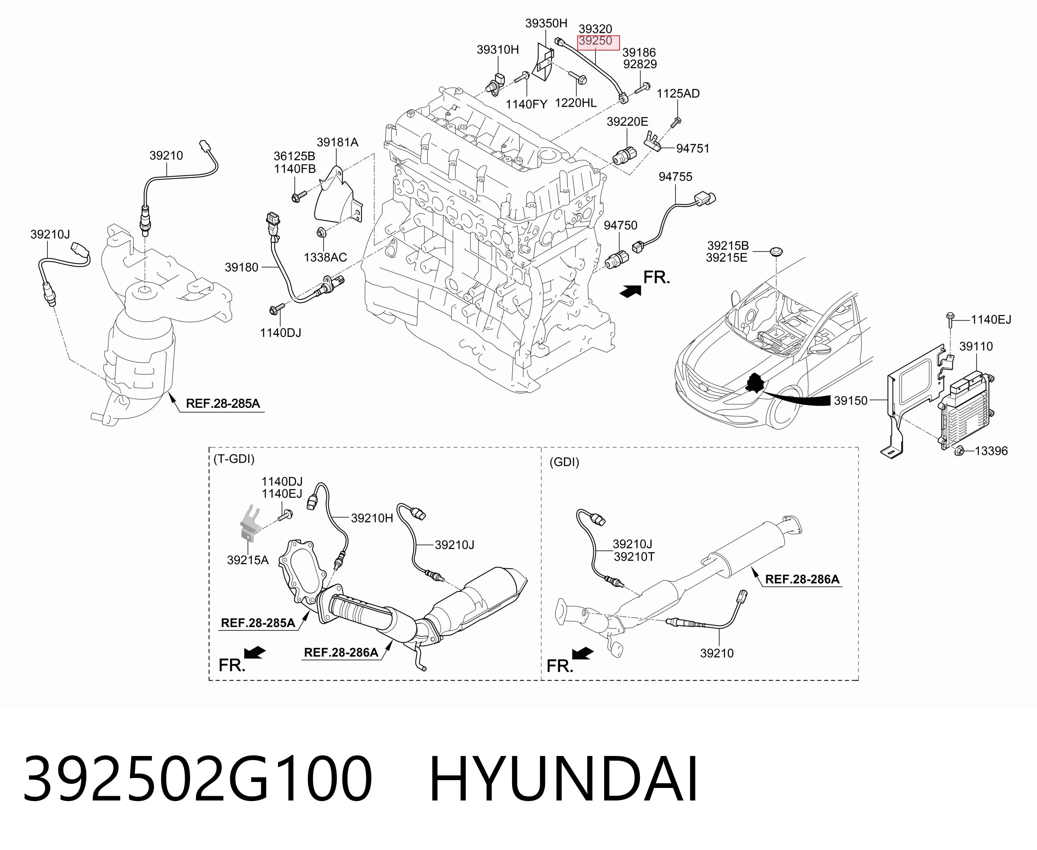 Comprar Sensor de detonacion Hyundai Sonata V NF