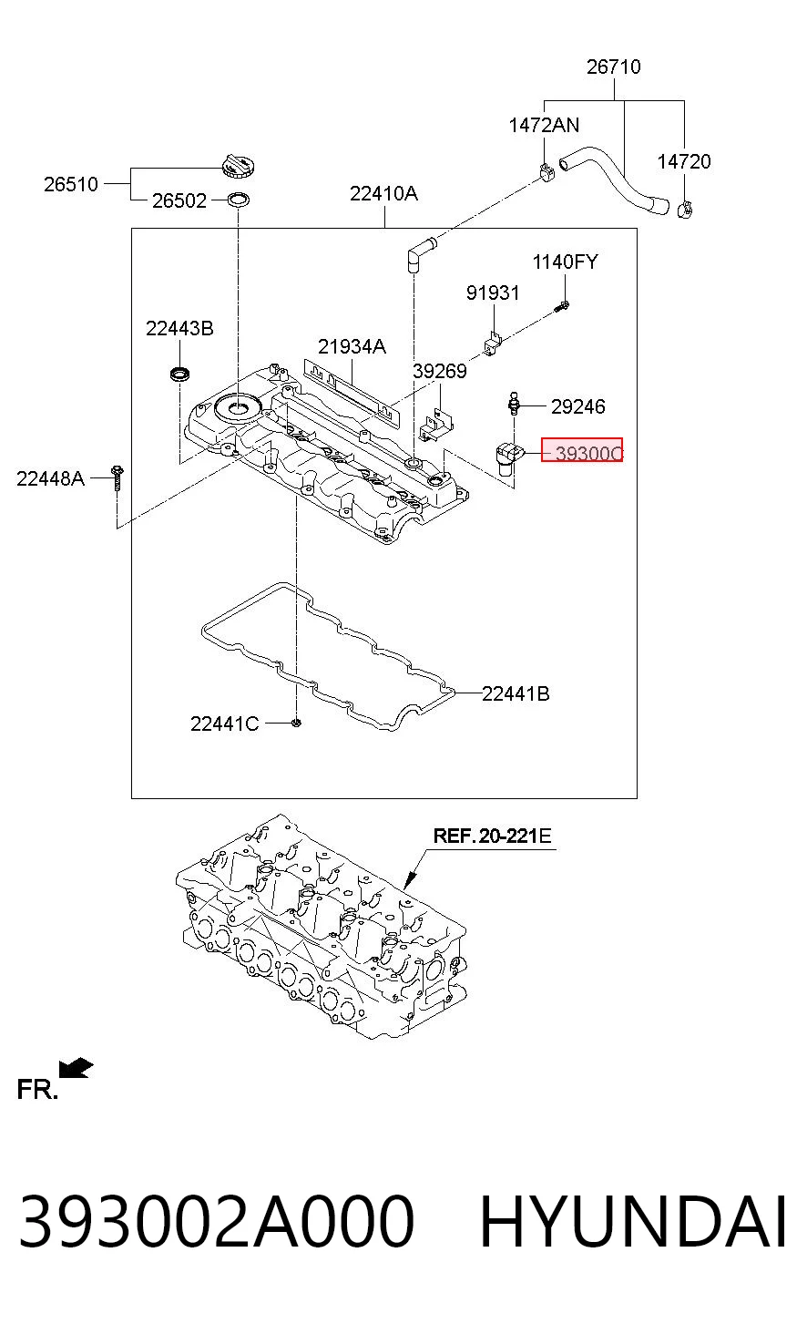 Sensor de árbol de levas KIA Cerato  desde 20,18 €