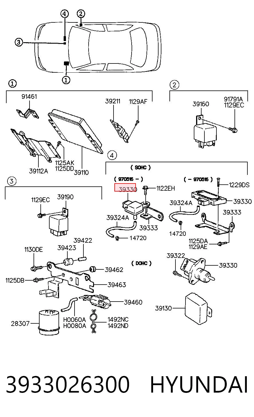 3933026300 Hyundai/Kia