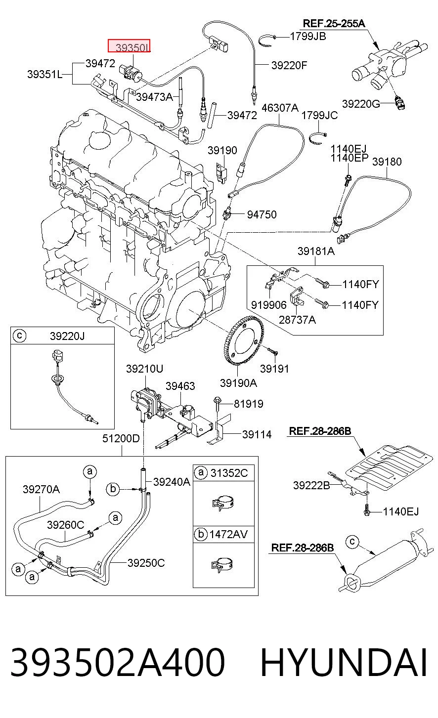  Sonda lambda Hyundai Sonata 5