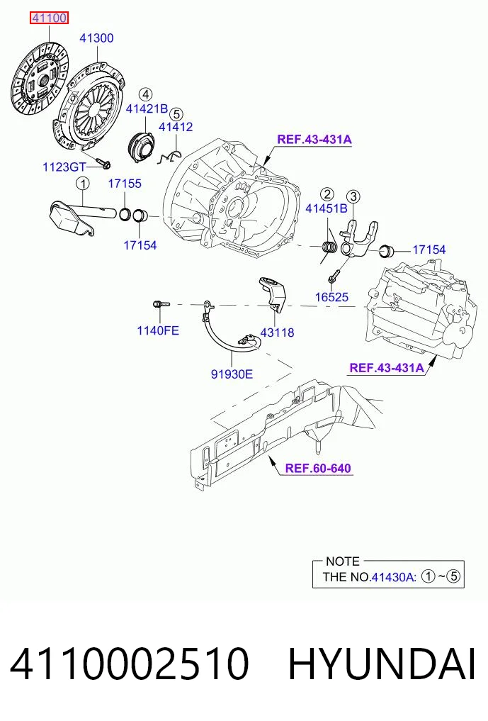 Embrague de disco Hyundai I10  (PA)