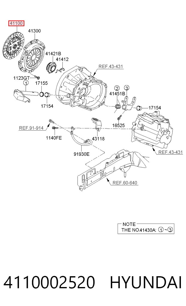 4110002520 Hyundai/Kia