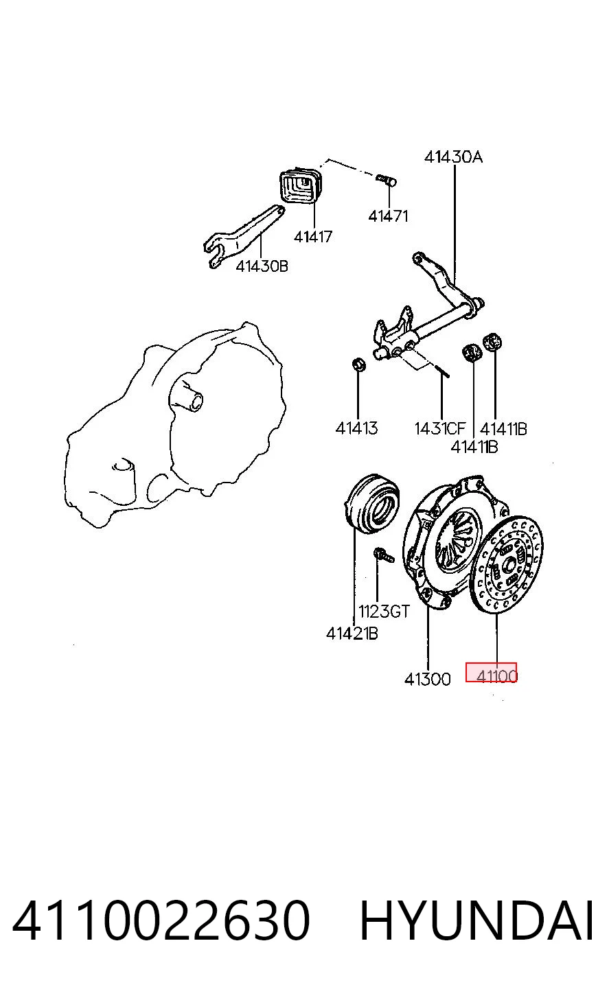 4110022630 Hyundai/Kia