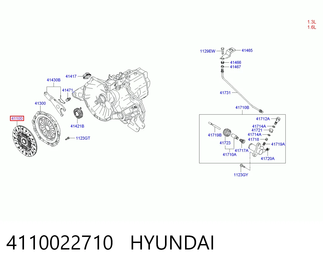 4110022710 Hyundai/Kia