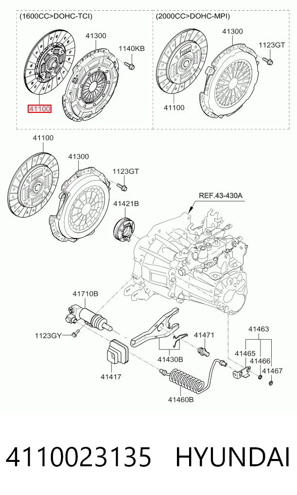 4110023135 Hyundai/Kia