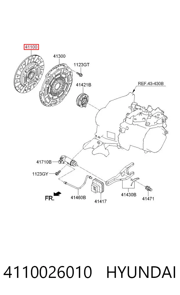 Embrague de disco para KIA Cerato (LD)