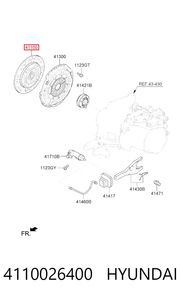 4110026400 Hyundai/Kia