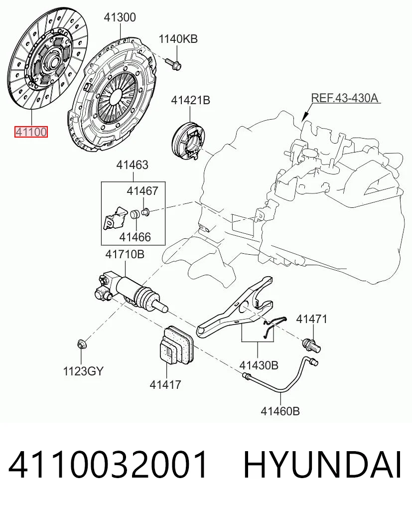 Embrague de disco Hyundai Accent  sedán comprar en España