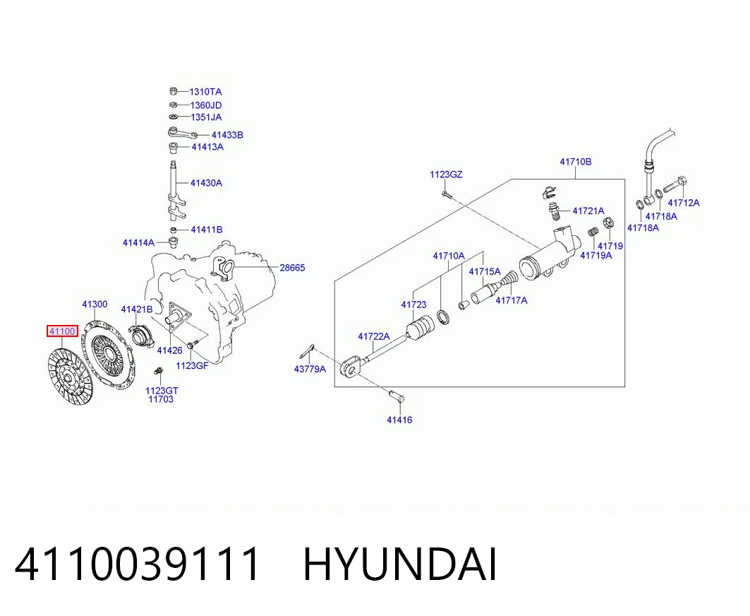 4110039111 Hyundai/Kia