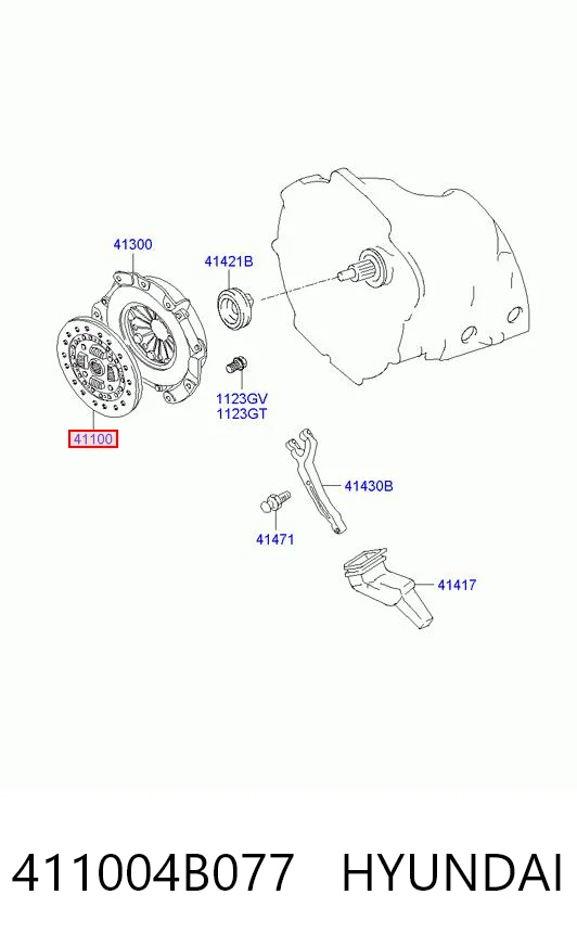 411004B077 Hyundai/Kia