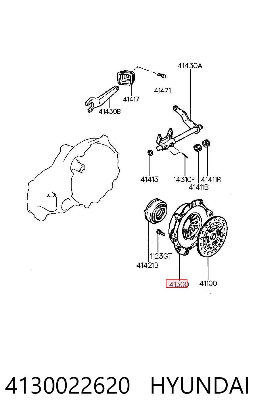 4130022620 Hyundai/Kia
