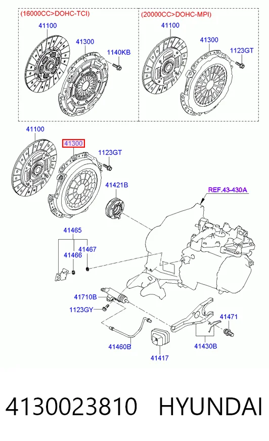 4130023810 Hyundai/Kia