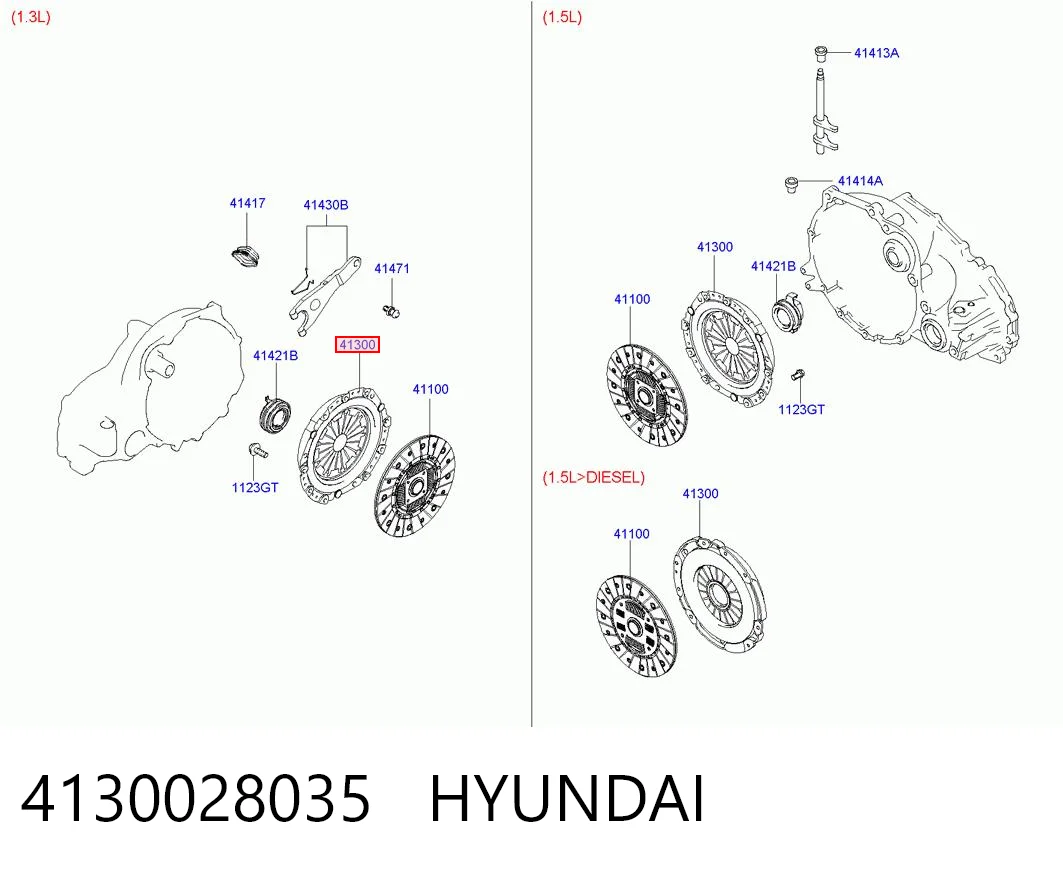 Plato de presión de embrague Hyundai Getz  desde 65,82 €