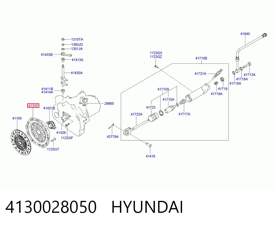 4130028050 Hyundai/Kia