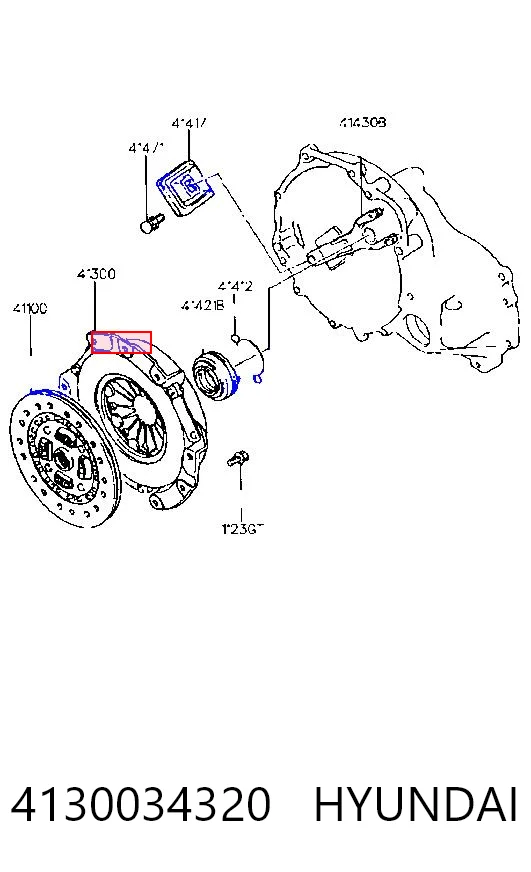 4130034320 Hyundai/Kia
