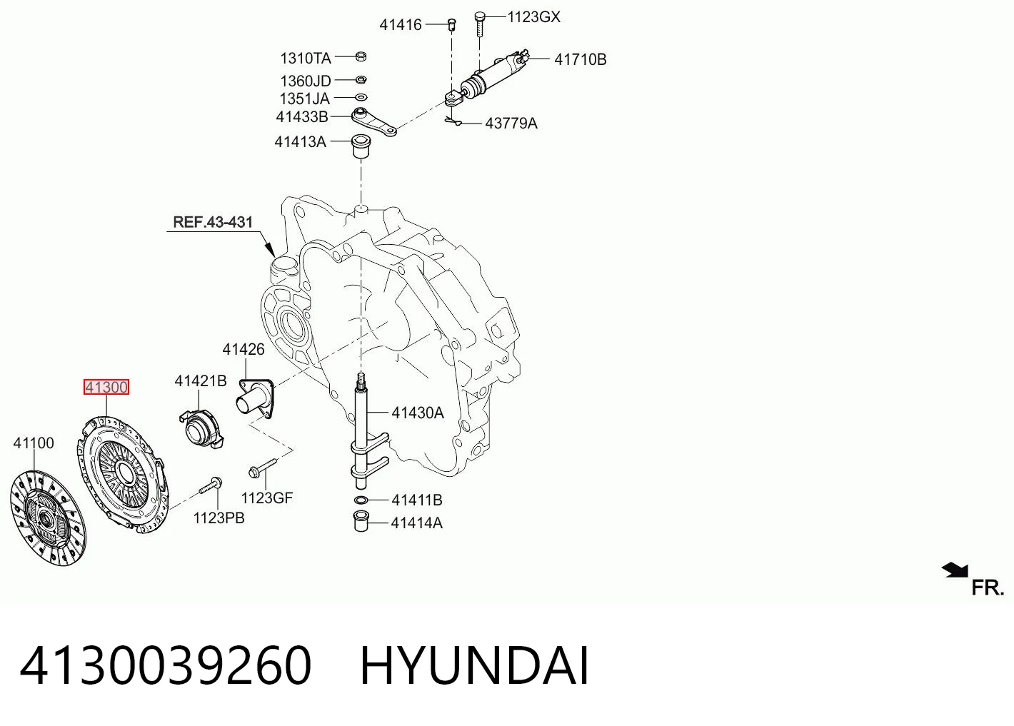 4130039260 Hyundai/Kia