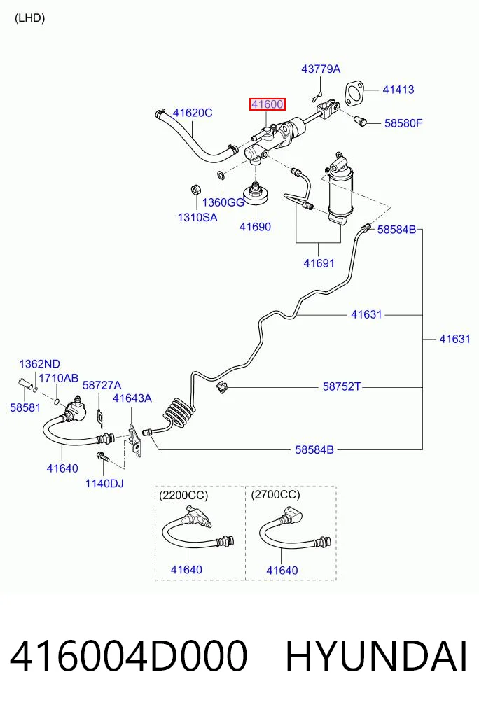 416004D000 Hyundai/Kia