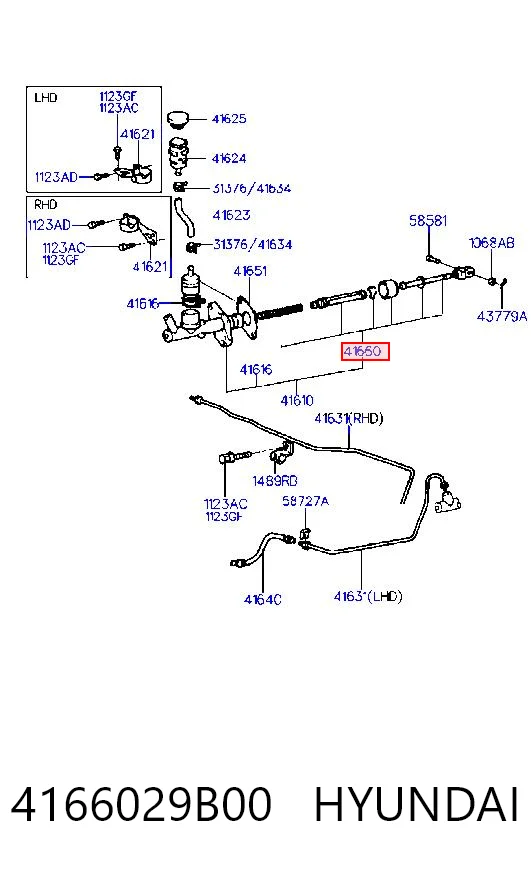Comprar Juego de reparación del cilindro maestro de embrague Hyundai Accent  X-3 a bajo precio