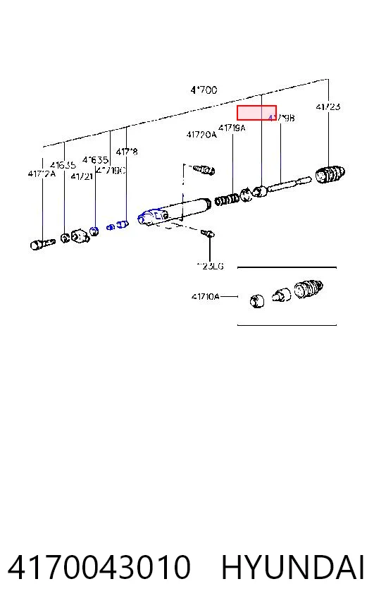 Comprar Cilindro receptor de embrague Hyundai H100 P a bajo precio