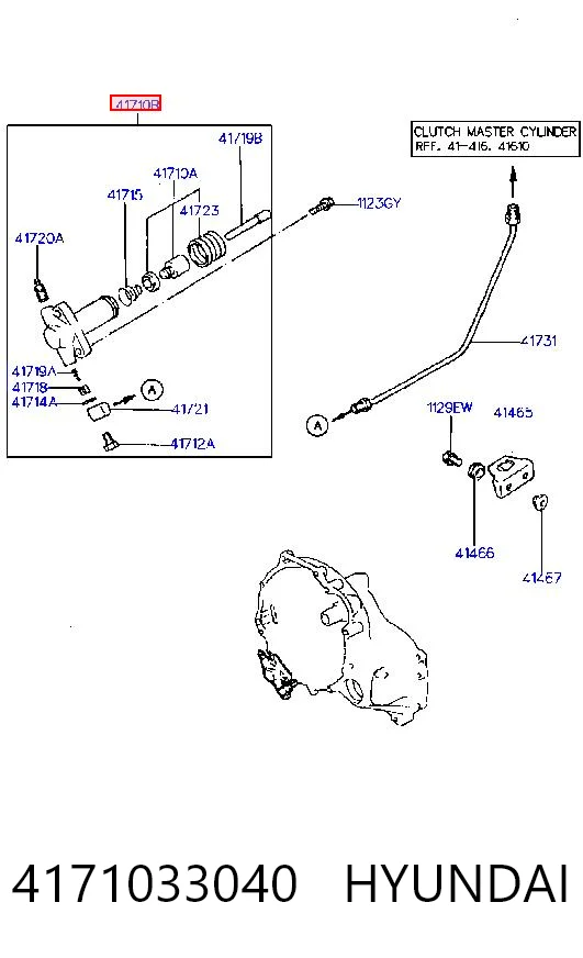  Bombin de embrague Hyundai Sonata 2