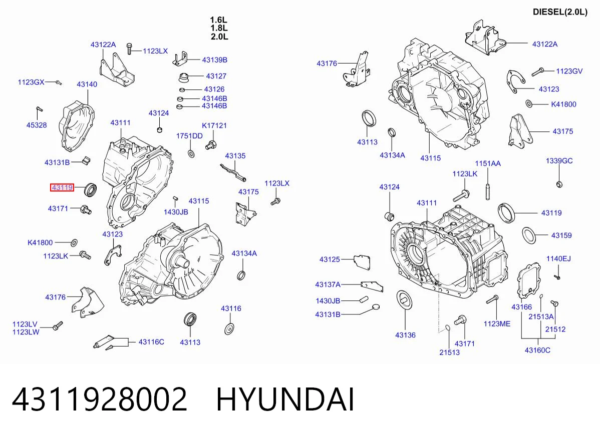 Retén del semieje delantero 5069589AA Chrysler
