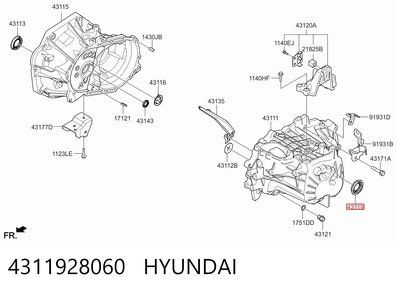 4311928060 Hyundai/Kia