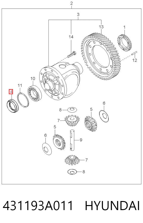 431193A011 Hyundai/Kia