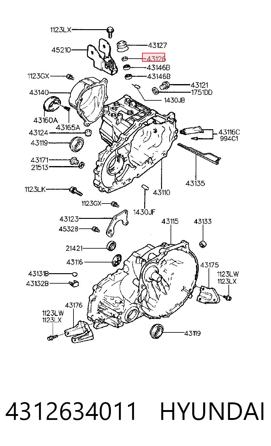 4312634011 Hyundai/Kia