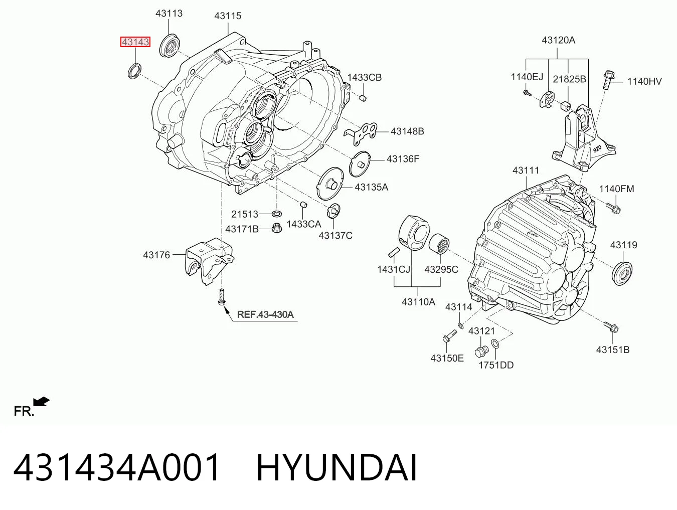 431434A001 Hyundai/Kia