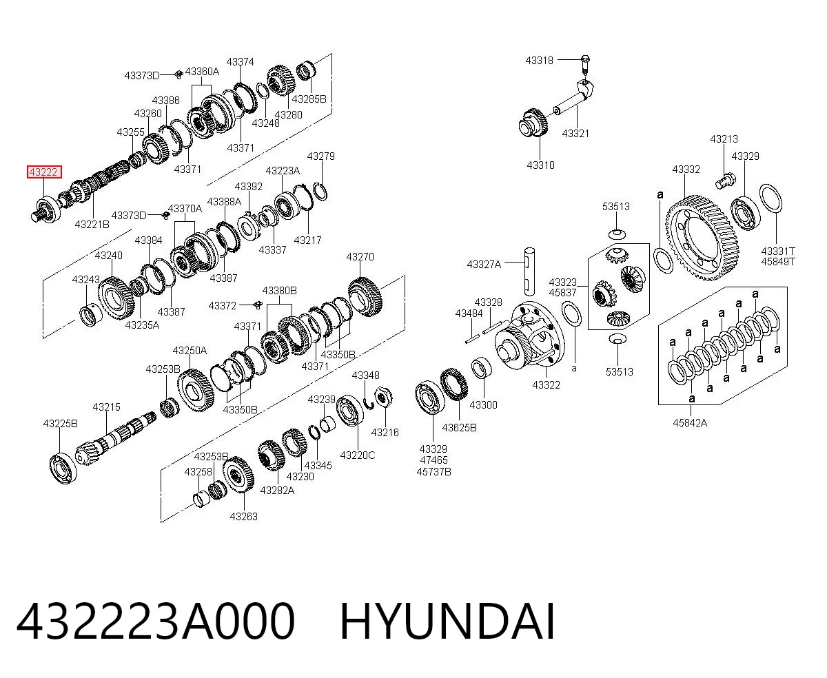 432223A000 HYUNDAI