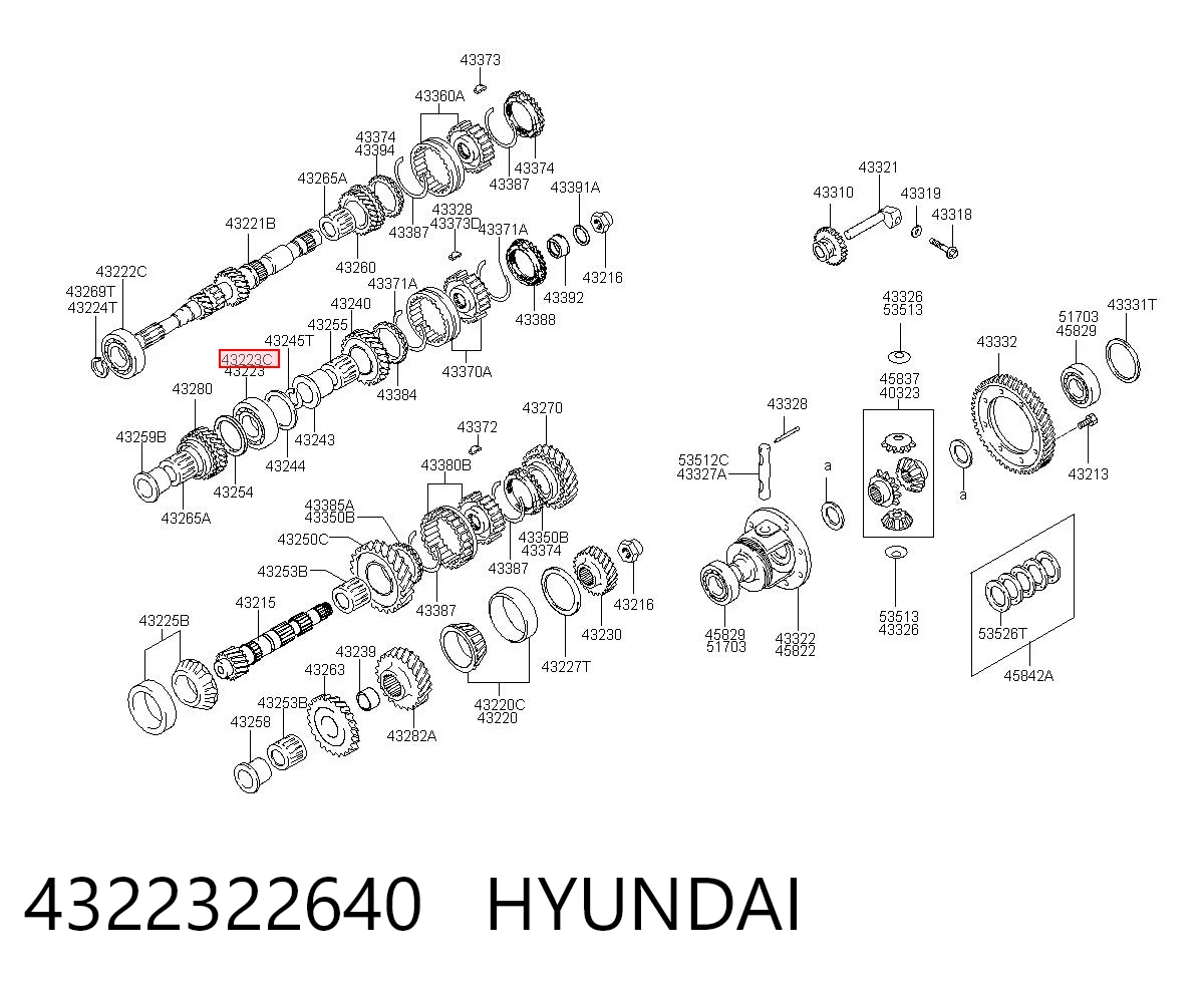 4322322640 Hyundai/Kia
