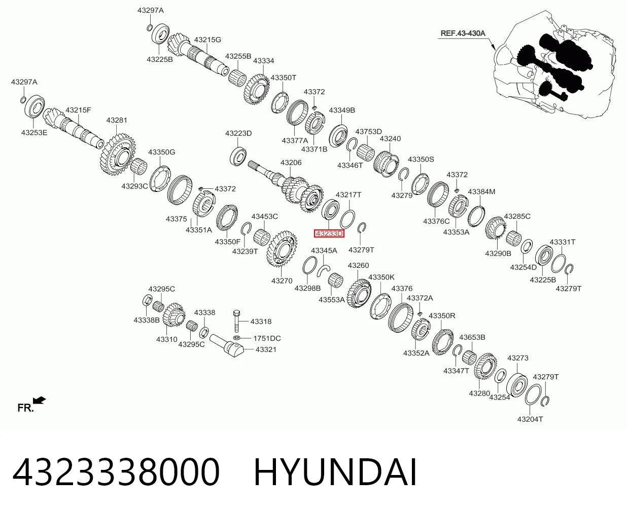 4323338000 Hyundai/Kia