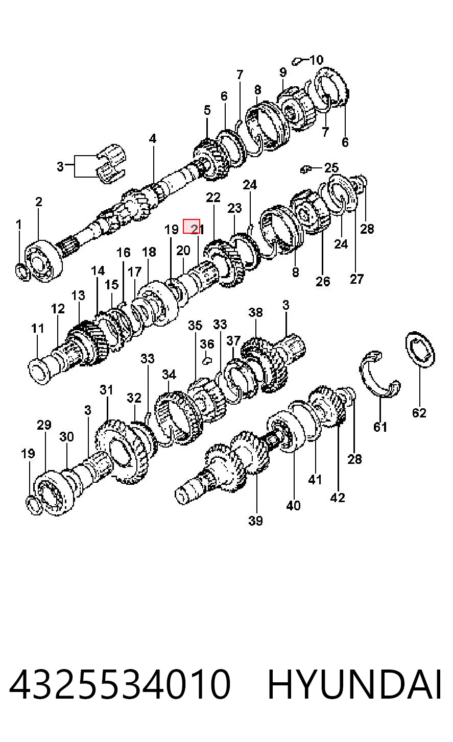 Cojinete de la transmisión para Audi TT  8J9
