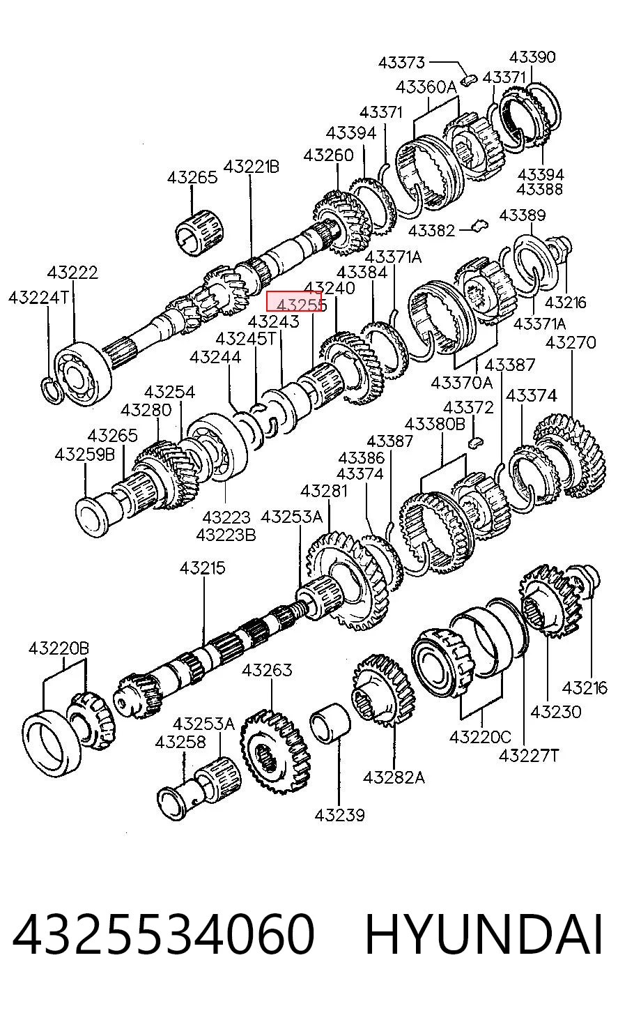4325534060 Hyundai/Kia