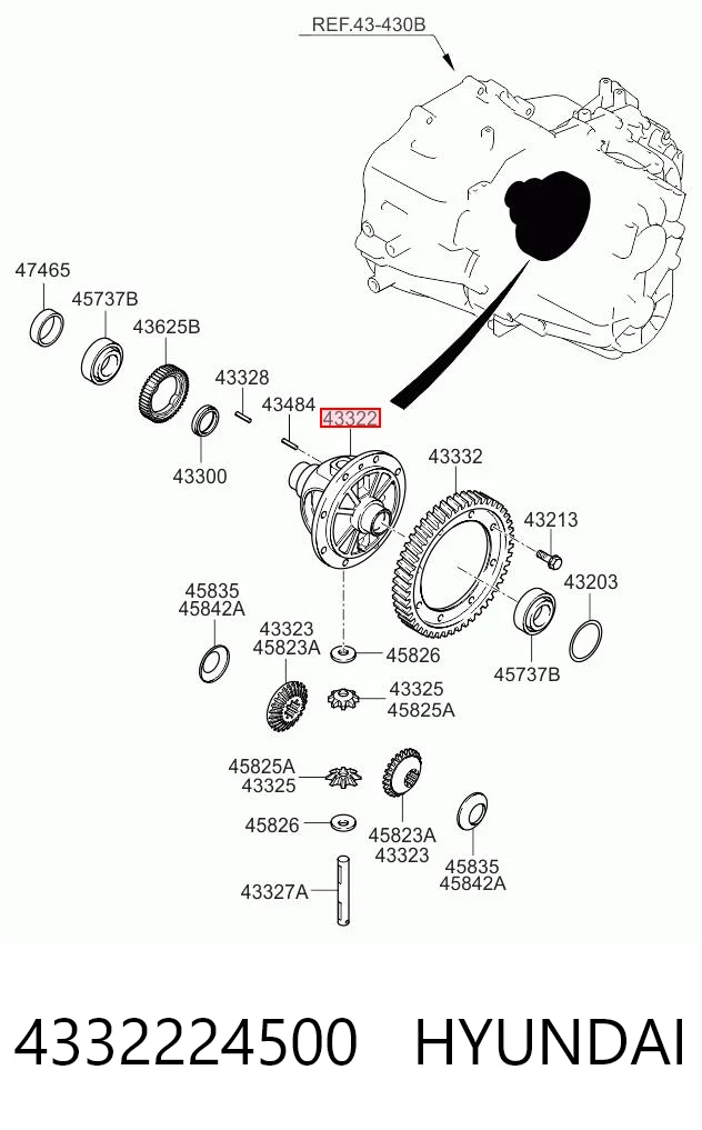4332224500 Hyundai/Kia