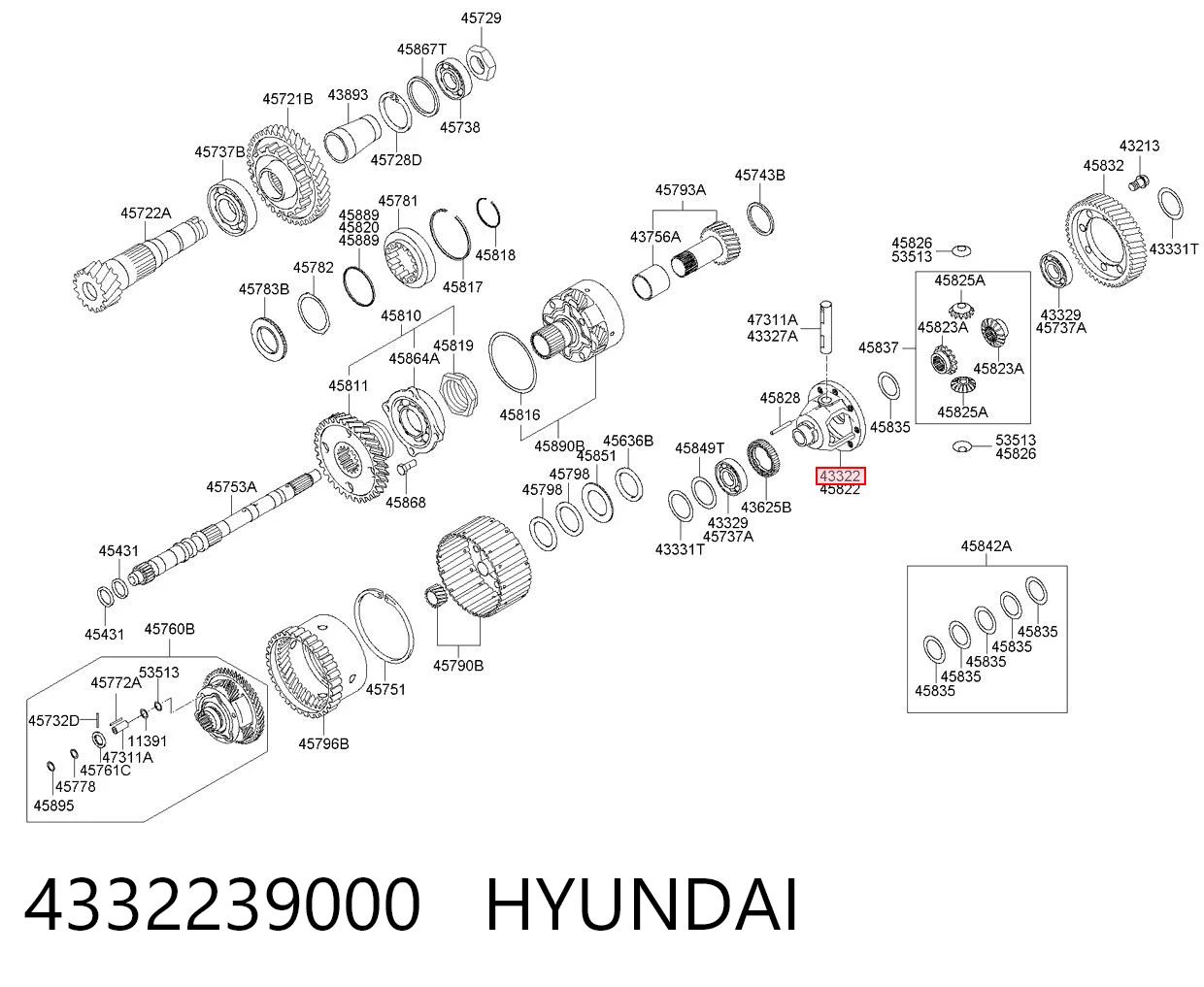 4332239000 Hyundai/Kia